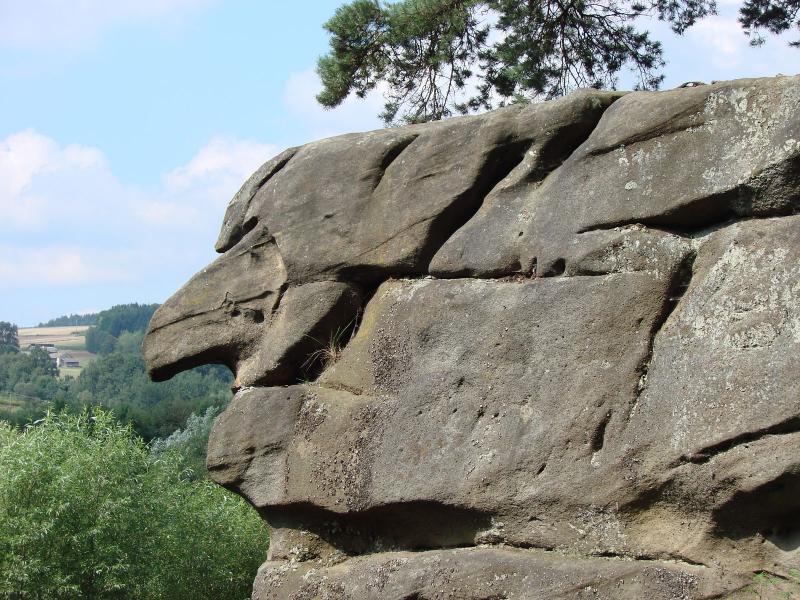 Skamieniałe Miasto - Stone City (literal translation: ‘city turned into stone’), a nature reserve near the town of Ciężkowice, Poland.
“ A legendary tale about the rock formations “tells a story about a cruel master who once ruled the local castle...