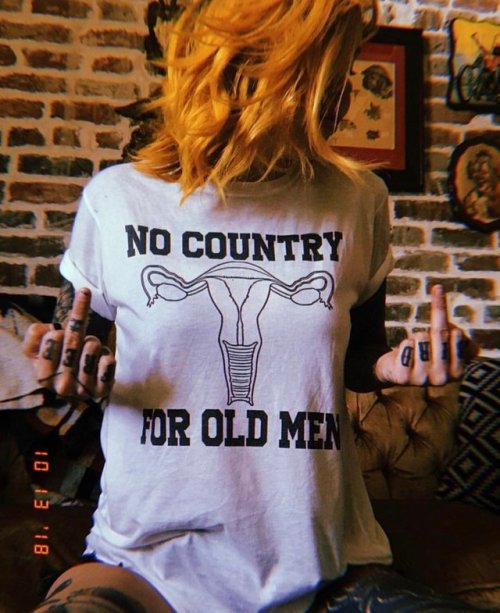 No Country For Old Men Uterus Shirt //TheTrendyTribe