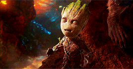 chrispratt:Baby Groot in Guardians of the Galaxy Vol. 2 (2017)
