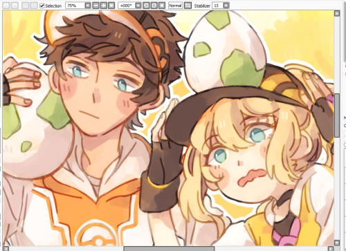 i’m participating for the @pokemongozine as well!! this is for the team instinct zine~☆ 