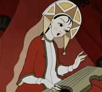 animation-appreciation-education: animated gals - The Tsar-Maid (Царь-девицу)Конёк-Горбуно́к (The Hu