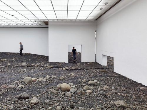 disease:riverbed by olafur eliasson (2014)this exhibition was created to question