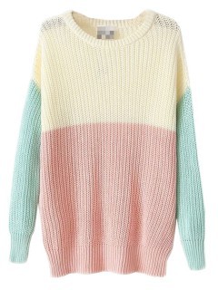 otigre:  Contrast Color Sweater 