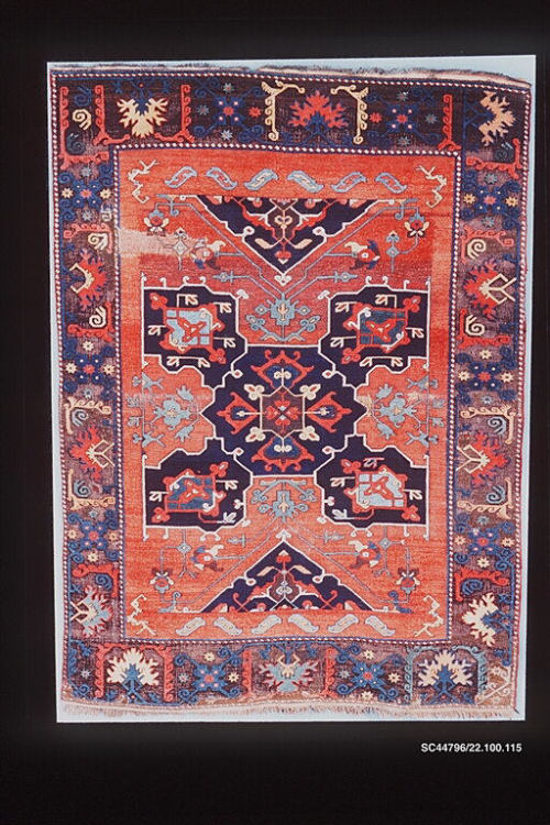 Carpet with Quatrefoil Design by Islamic ArtMedium: Wool (warp, weft, and pile symmetrically knotted