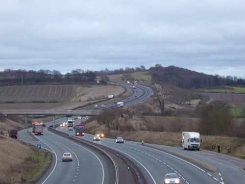 December 18th - a half day, and chance to nip on an errand to Whittington. The weather was horrid - drizzly, hot and very windy, so I wound my way through the backlanes of Shenstone and Weeford. Heading up Jerrys Lane, i stopped to look east over the...