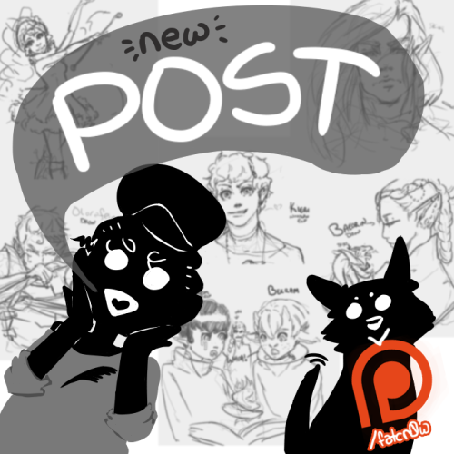 The Week 2 sketchlog is up for $1+ patrons on my Patreon!This week includes a WHOLE BUNCH of sketche