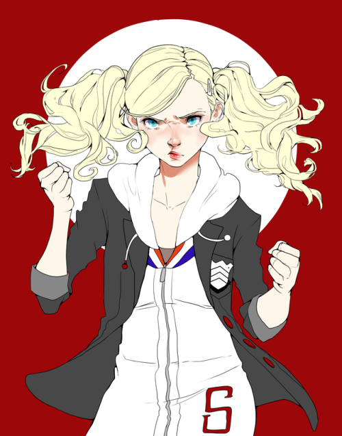 bambikujo:  wip of ann for a print for senshi con!