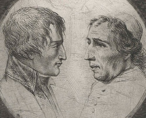 Louis Bernard Coclers - Napoleon Bonaparte and Pope Pius VII (c. 1805).