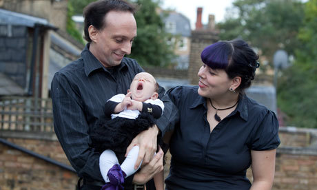 This touching photo of a pair of wild English goths and their...