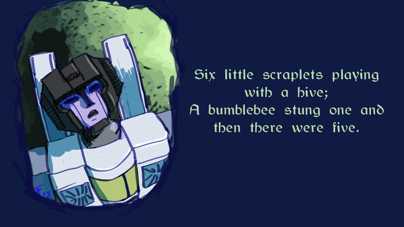mz-15:  derpscream:  thepopetti:  Ten little scraplets. Poem is from Agatha Christies