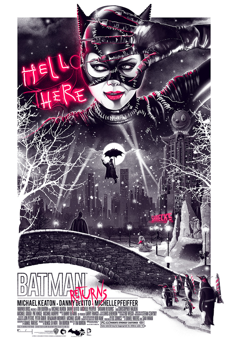thepostermovement:  Batman Returns by Patrick Connan