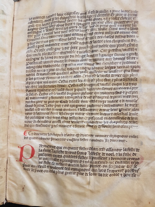 Ms. Codex 665 - [Statutes]Dreaming of the sea this summer? This manuscript features statutes in 151 