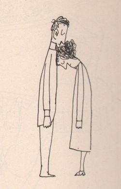 topcat77:  Saul Steinberg  "Kiss",