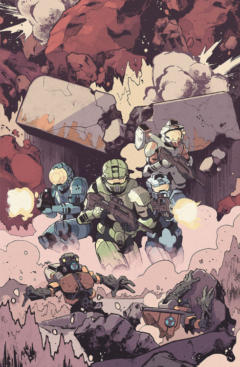 Halo: Collateral Damage 3 CoverMy last Halo cover out this week. This is the uncropped version. I ha