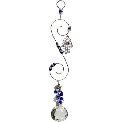 NEW: Evil Eye Home Talisman w/Crystal Sun Catcher. This stylish evil eye crystal talisman 