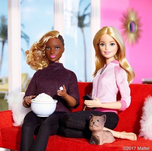 lesbianium-z:yourshipsaregross:They’re totally girlfriendsbarbie bout to netflix n chill w her cute 