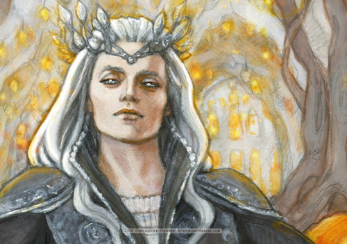 bohemianweasel:“In Beleriand, King Thingol upon his throne was as the lords of the Maiar whose power