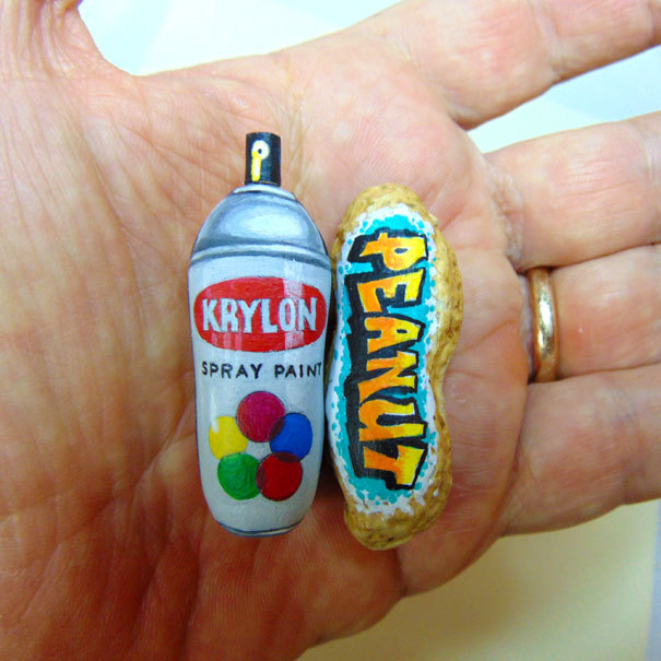 crossconnectmag:  A Painter of NutsSteve Casino is a peanut painter, monster maker