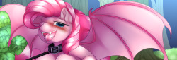 Pinkie bat! This one comes with eight yummy