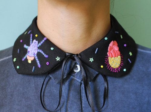 sosuperawesome:  Embroidery by BaobapHandmade on Etsy  • So Super Awesome is also on Facebook, Twitter and Pinterest • 