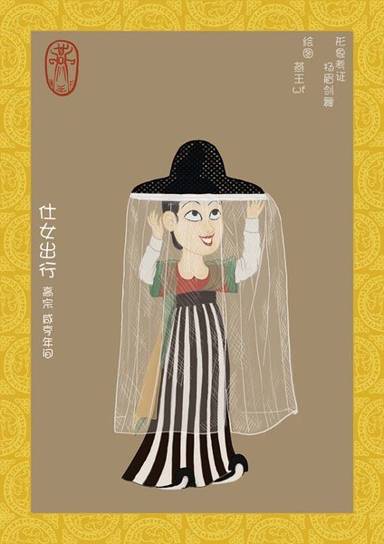 moonbeam-on-changan:Hanfu illustrations in Tang Dynasty by 燕王WF
