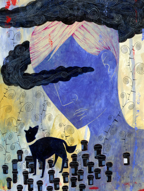 Scott Bakal (American, b. 1971, CT, USA) - 1: Pear Ass  2,3: Illustrations for Nautilus Magazine  4: