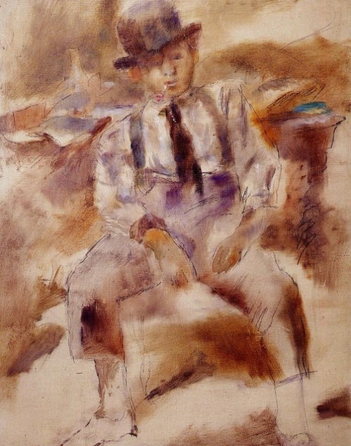 Mulatto with Bowler Hat -  Jules Pascin 1930