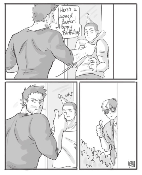 ijessbest:   It’s Inasa’s birthday and I wanted to do one of my dumb little comics Inasa Yoarashi   September 26  