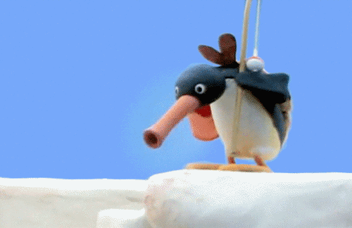 Pingu repeats what pingu sees