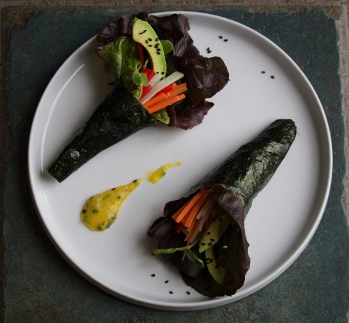 Week 1 @ The Plant Lab in Belfast ME. 07/05 - 07/081. Beet Ravioli with cashew ricotta, bell pepper 