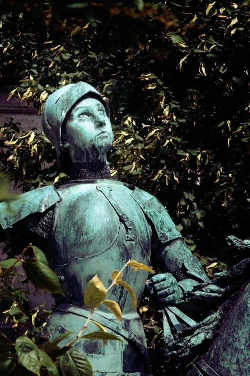 aint-bokeh-dont-fix-it:I took so many photos of Joan of Arc statues while I was in France, these are