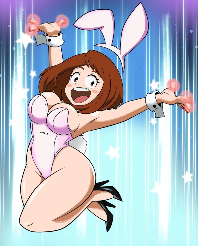 grimphantom2:  Bunny Ochako by grimphantom  Hey guys! Commission done for @dj-blu3z