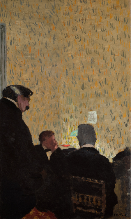 desimonewayland:Édouard VuillardLes messieurs en noir, circa 1895-99.Sotheby’s