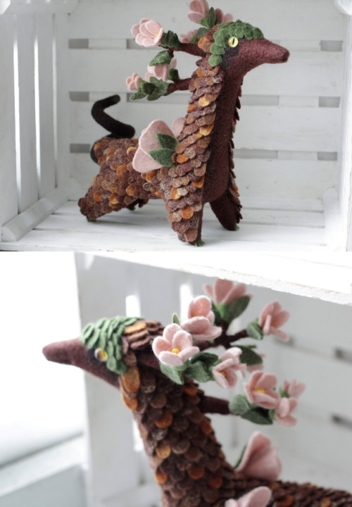 Porn sosuperawesome: Needle Felted Dragons, by photos