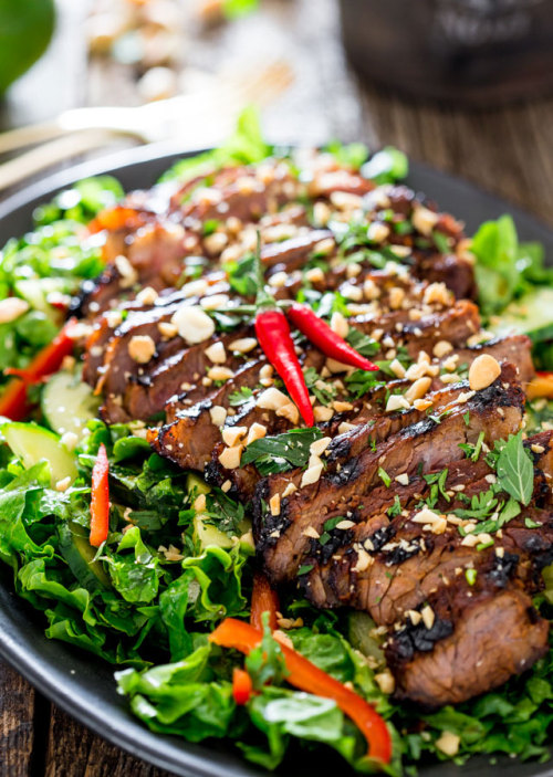 do-not-touch-my-food:  Thai Steak Salad adult photos