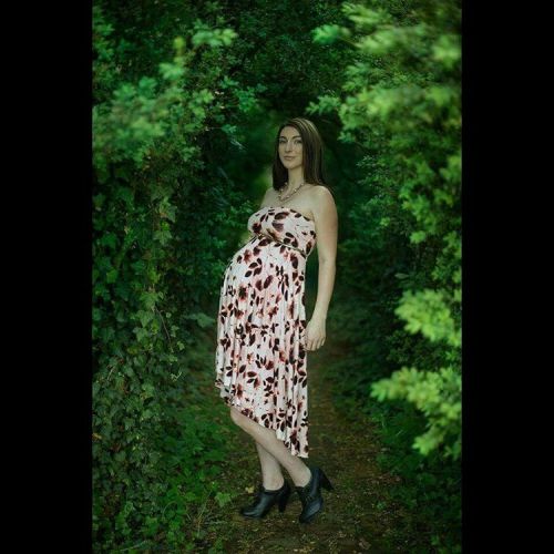 Another maternity picture from my Elftographer, aka baby daddy :P I was 34 or 35 weeks here, I think