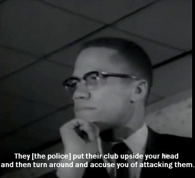 exgynocraticgrrl-archive-deacti:  Malcolm X on police brutality. 
