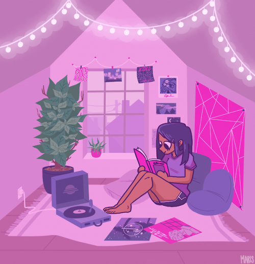 more recent room drawing, I wanted try something a little bit different!