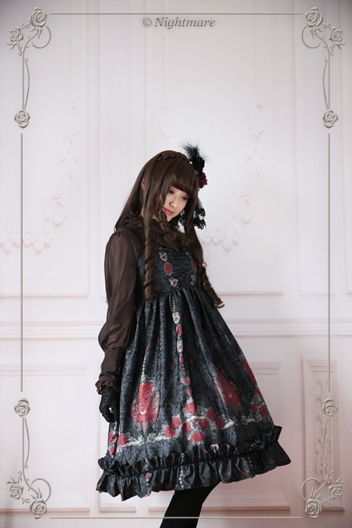 DRESS Brand: Nightmare Series: Till Death Do Us Part Type: JSK II Color: black、white、navy