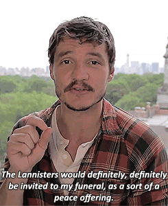 Skyisawake-Blog:   Pedro Pascal On Oberyn’s Funeral (X)  