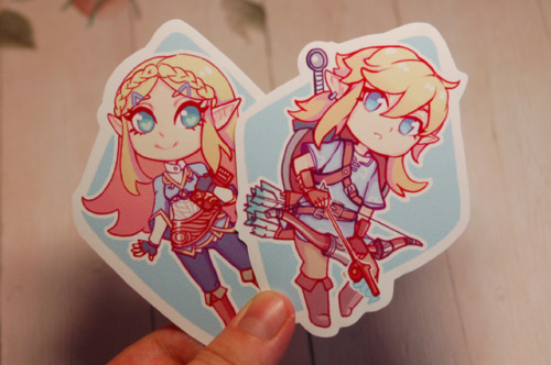 And The Legend of Zelda: Breath of the Wild stickersETSY SHOP