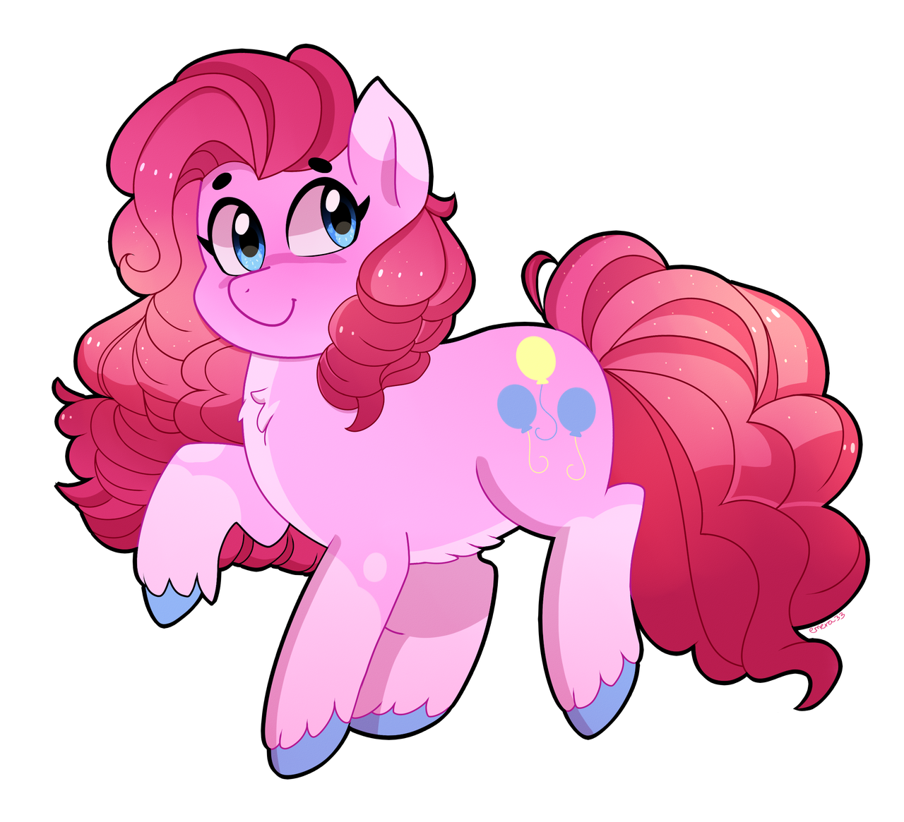 emeraldstarlight:still figuring out how I want to draw pinkie 