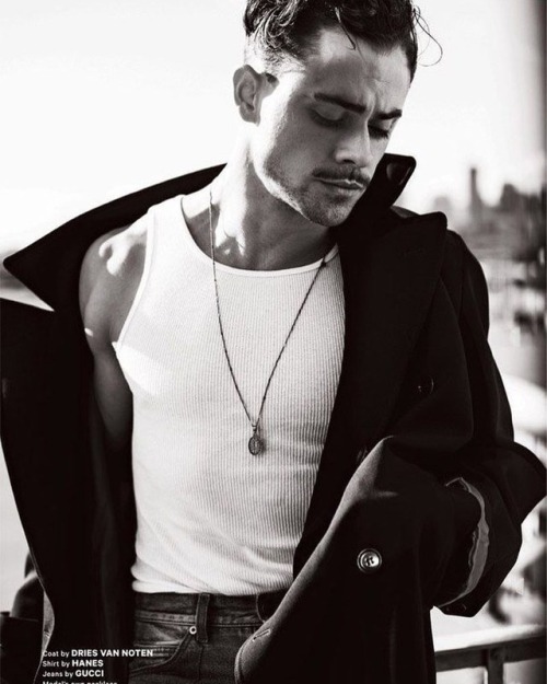dailypowerangers:Dacre Montgomery photographed by Brian HigbeeBlue Power Ranger can GET IT.