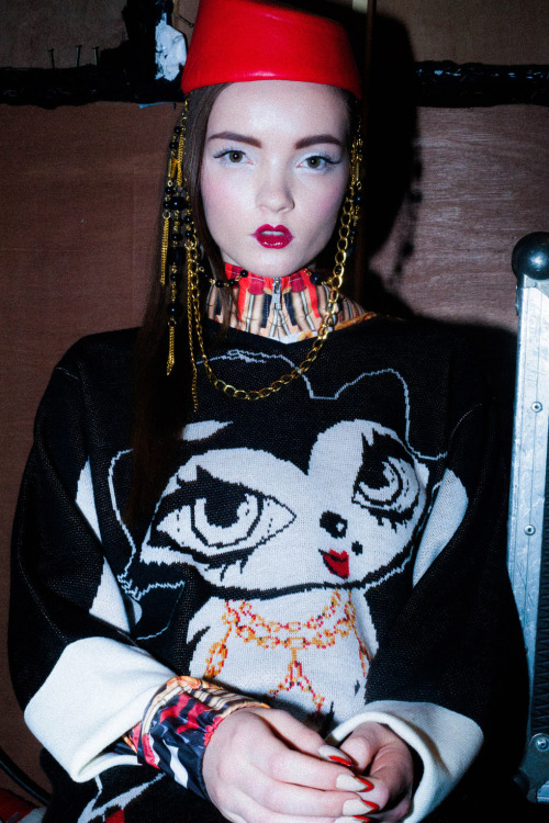 c-headsmag:  Backstage at BELLE SAUVAGE – London Fashion Week AW14/15 photographed by Corrine Jade Noel