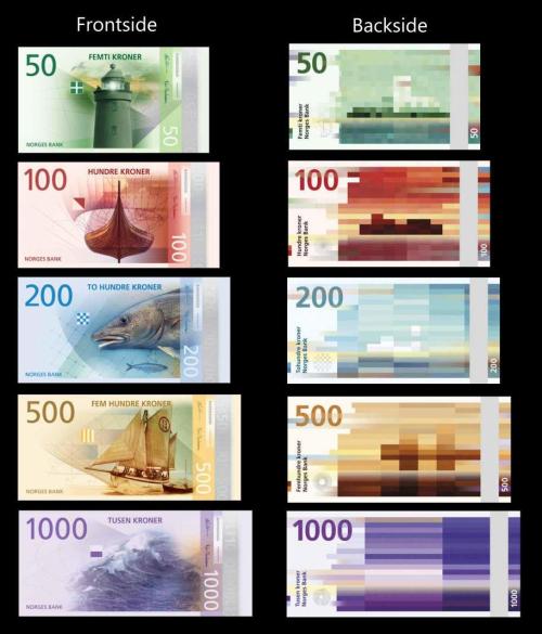 XXX new-aesthetic:  New Norwegian currency design photo