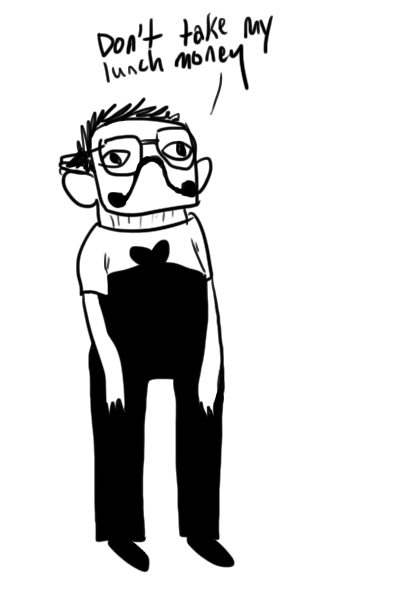 gaypee:  I love when people draw Zacharie super hot and buff and I can’t picture