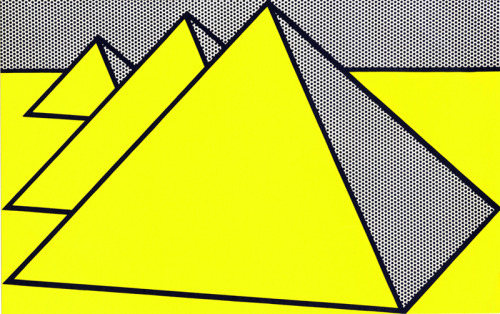 Roy Lichtenstein  / Study for the great pyramid