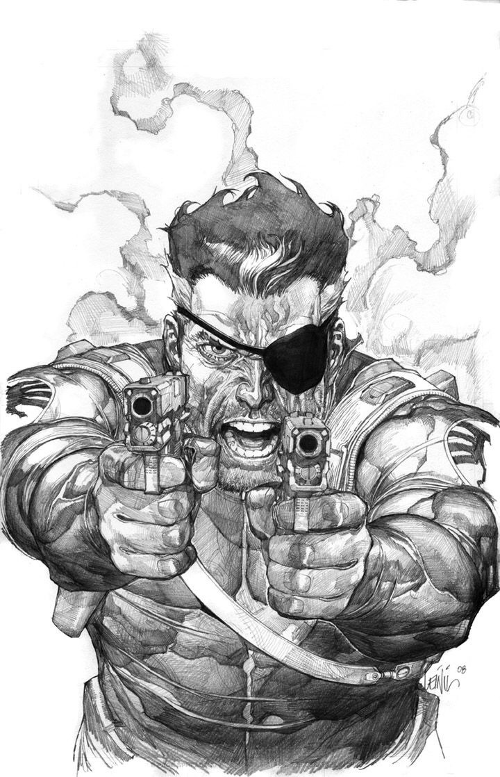 ungoliantschilde:some Pencils by Leinil Francis Yu. 