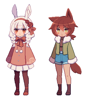 some sprites I made for a game a while ago