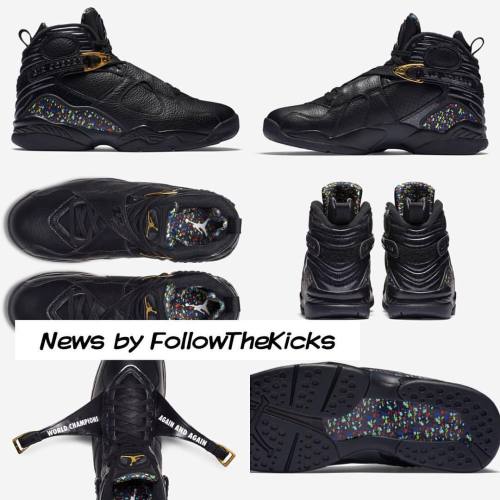 Official pics- Air Jordan 8 Confetti 06/25/16 $250 #ftk #followthekicks #jordans #jordan #nike #snea